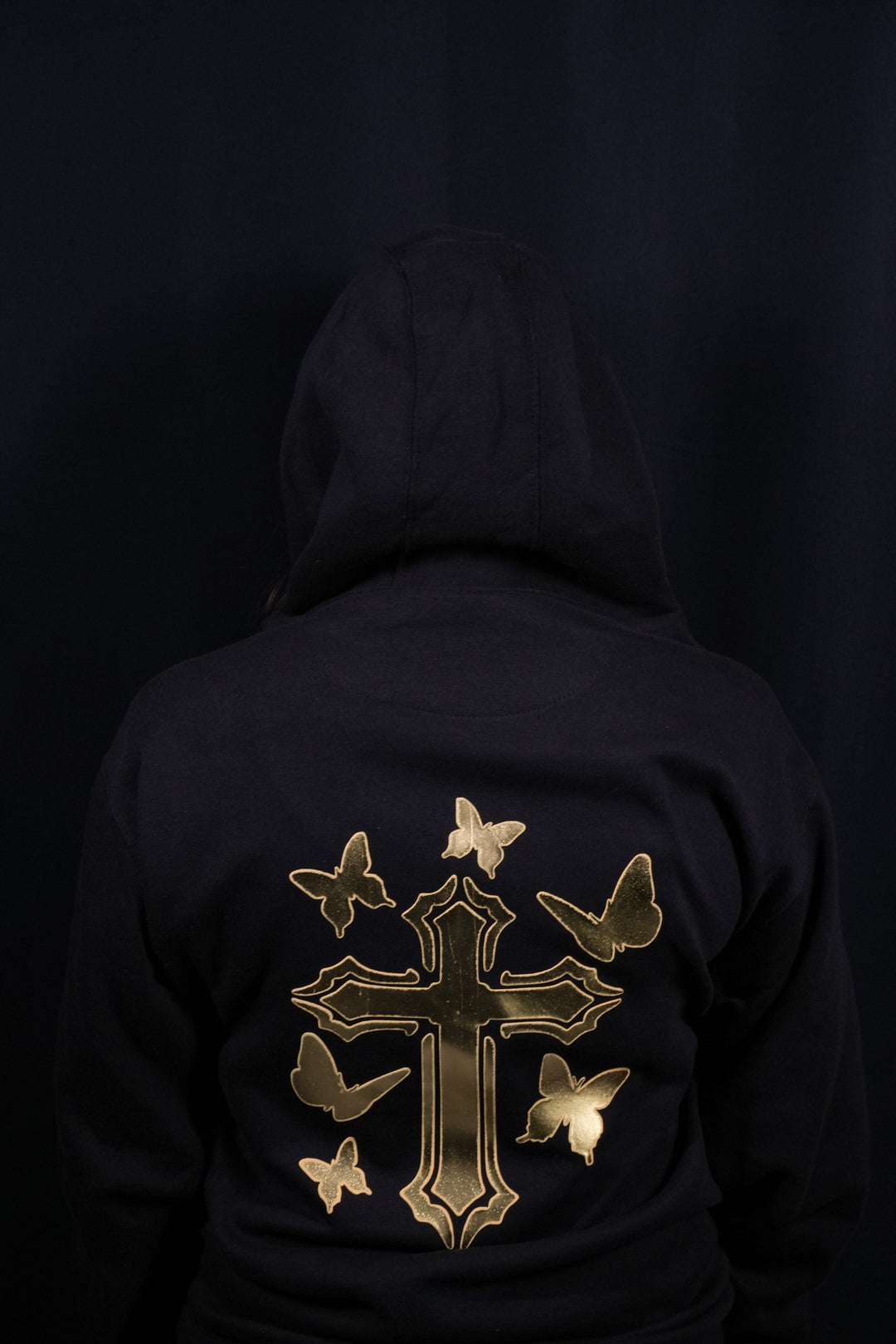 GET RIPPED LIFE® WOMEN CROSS PUFF HOODIE