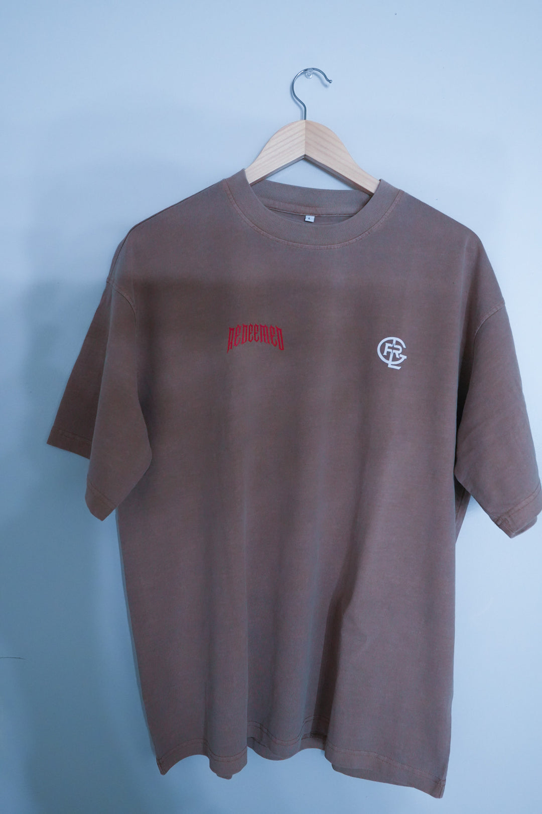 GET RIPPED LIFE® 'REDEEMED' T-SHIRT TAN